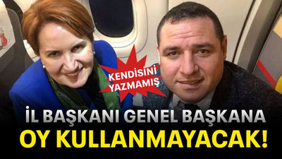 İl başkanı genel başkana oy kullanmayacak!